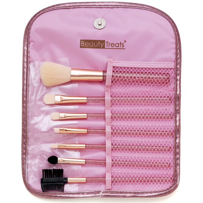 (image for) 2458 7-piece Cosmetic Brush Set with Pouch